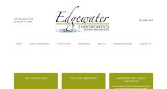 Desktop Screenshot of edgewaterendodontics.com